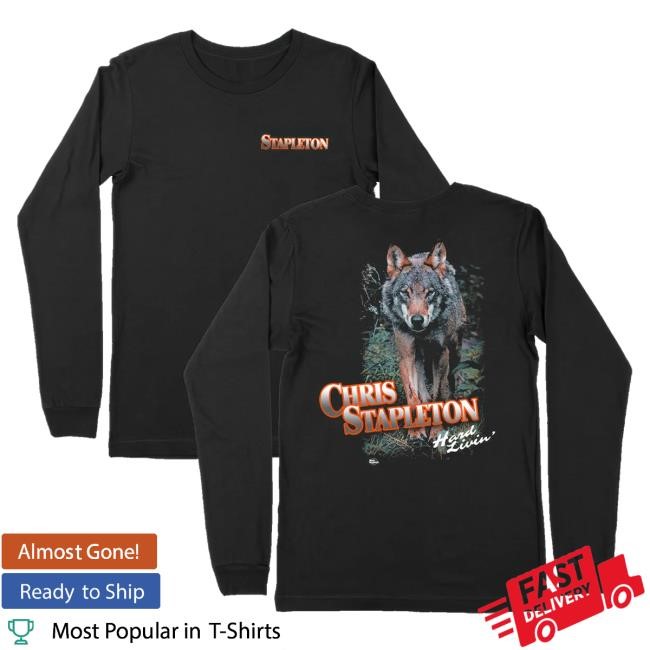 Chris Stapleton Merch Stapleton Wolf Sweatshirt - Good Shirt Shop