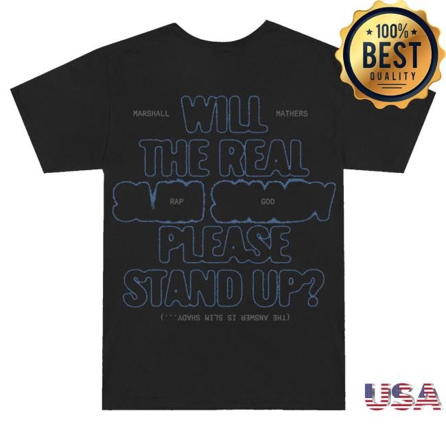 Eminem Merch The Answer Is Shirts Black - Good Shirt Shop