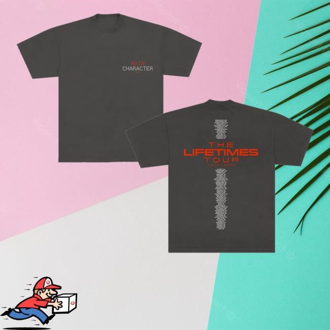 Main Character Tour Youth T Shirt - Good Shirt Shop