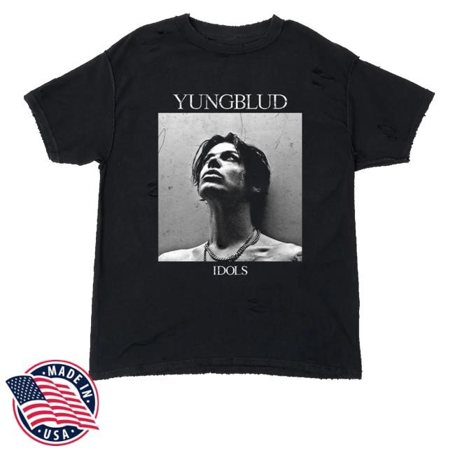 Yungblud Store Black Square Photo T-Shirt  Hoodie  Tank Top  Sweater And Long Sleeve T-Shirt - Good Shirt Shop