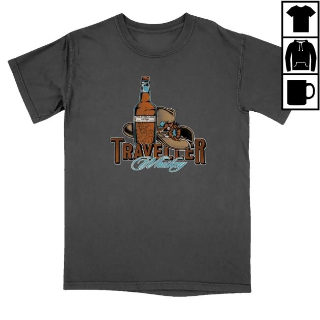 Trending Chris Stapleton Merch Traveller Whiskey Hat & Bottle T-Shirt  Hoodie  Tank Top  Sweater And Long Sleeve T-Shirt - Good Shirt Shop