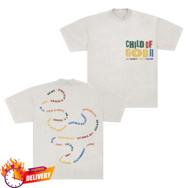 Official Forrest Frank Merch Child Of God Ii Tracklist Natural Tee - Good Shirt Shop