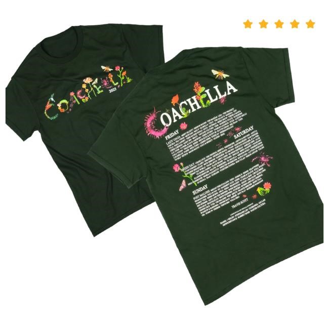 Trending Coachella Merch Desert Critters 2025 Lineup Crewneck Sweatshirt - Good Shirt Shop