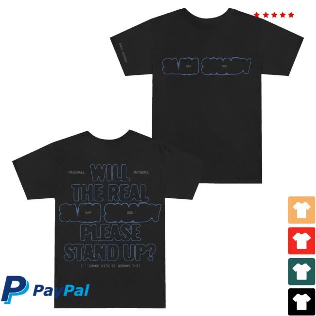Eminem Merch The Answer Is Shirts Black - Good Shirt Shop