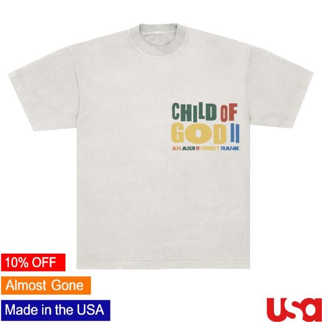 Official Forrest Frank Merch Child Of God Ii Tracklist Natural Tee - Good Shirt Shop