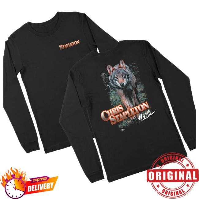 Chris Stapleton Merch Stapleton Wolf Sweatshirt - Good Shirt Shop