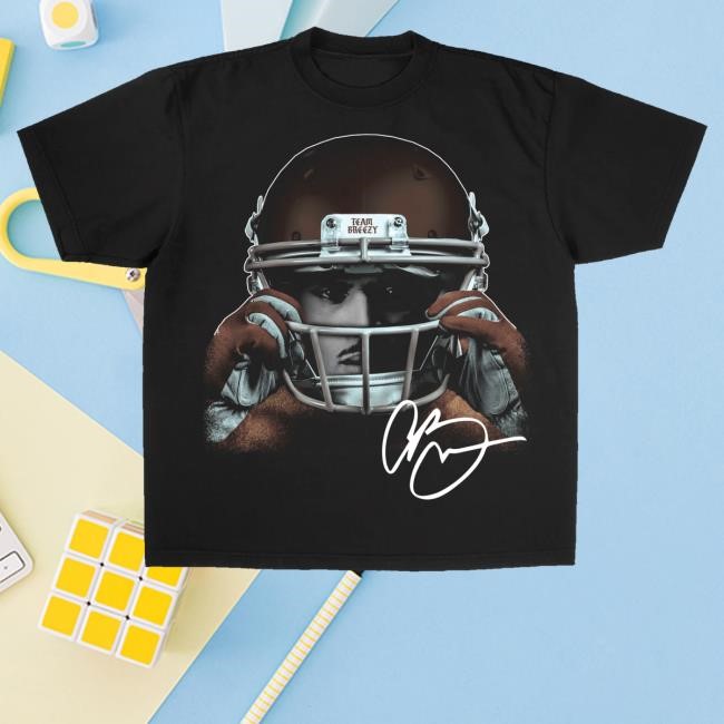 Official Chris Brown Merch Shop Store Gridiron Big Head Tee Shirt - Good Shirt Shop