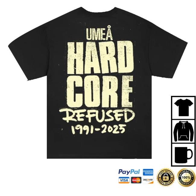 Umea Hardcore Photo Tee Shirt Refused Merch Store - Good Shirt Shop